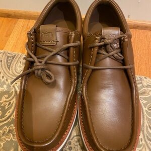 Coach Men's Tan Leather Loafers